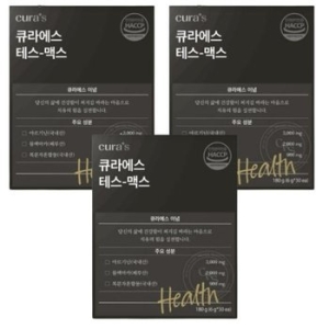 엠엘오코리아 큐라에스 테스맥스 30포 (3개)_이미지