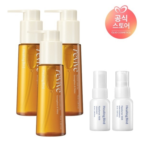 힐링버드 리바이브 리페어 헤어오일 70ml (3개)_이미지