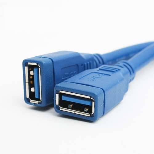라이트컴 COMS USB 3.0 포트 20핀 to 2Port BE332 (0.12m)_이미지