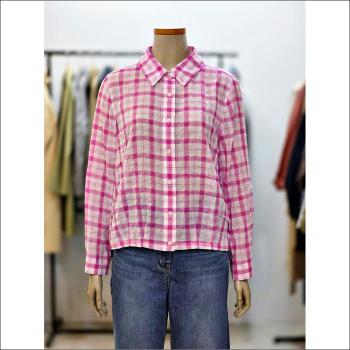 BCBG 세이브존02 체크 아우터형 블라우스 B6B4B423 E48133750_이미지