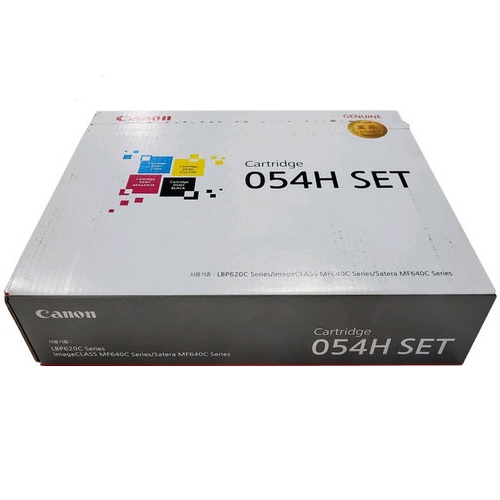 Canon ��ǰ CRG-054HBK, CRG-054HC, CRG-054HM, CRG-054HY 4�� ��Ʈ