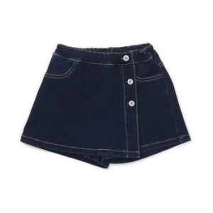 래핑차일드 프레피 데님 치마바지 84B19-431-70_이미지