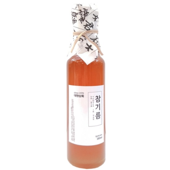 대현상회 국산 참기름 180ml (1개)_이미지