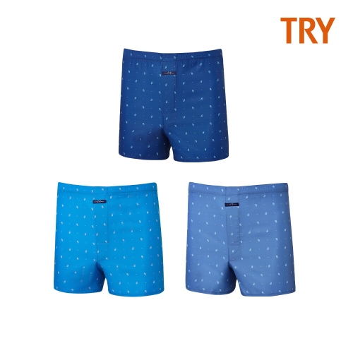 남성 쿨 트리플 박서 3매입 #J01