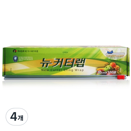 뉴랩 뉴커터랩 30cm x 100m (4개)