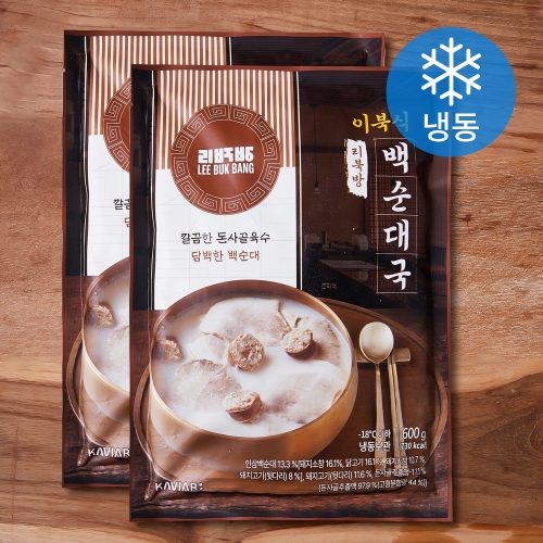 차오름푸드 최지형 리북방 이북식 백순대국 600g