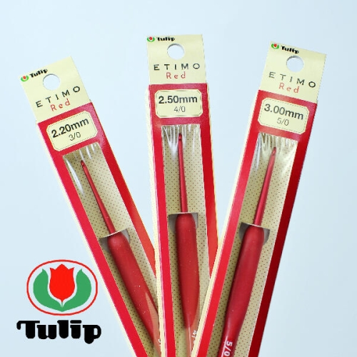 아실닷컴 튤립에티모 레드 코바늘낱개 모사용_이미지