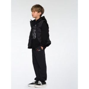 유니클로 키즈 아동 콜라보 하의 바지 앤디 워홀 카우즈+워홀 스웨트 팬츠 블랙 476418