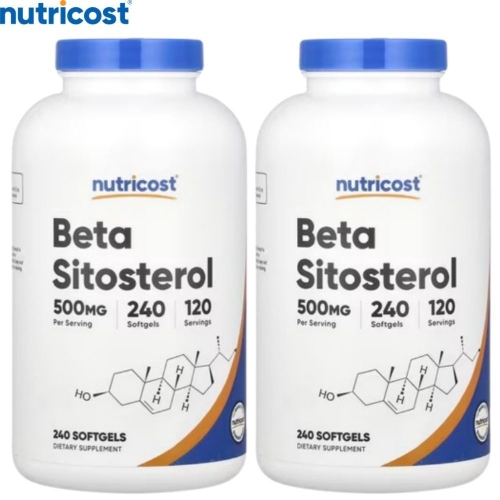 뉴트리코스트 베타 시토스테롤 500mg 240캡슐 (2개)