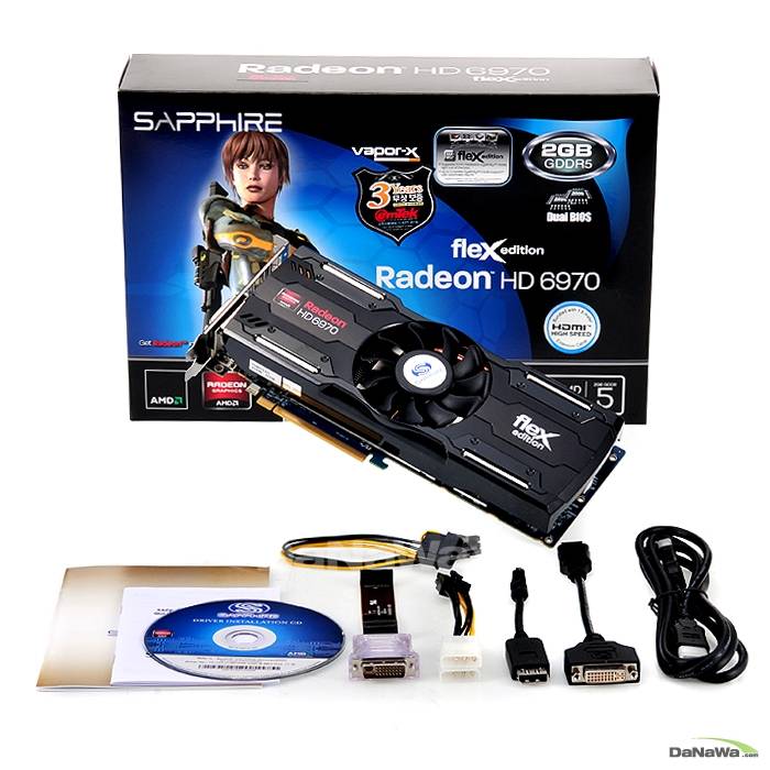 SAPPHIRE 라데온 HD 6970 FleX Edition D5 2GB_이미지