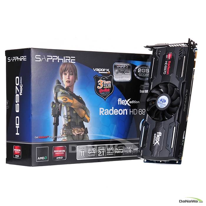 SAPPHIRE 라데온 HD 6970 FleX Edition D5 2GB_이미지