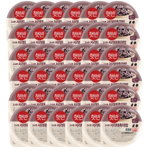 CJ제일제당 햇반 라이스플랜 서리태 흑미밥 210g이미지입니다. 누르면 해당 게시물로 새창이동합니다.