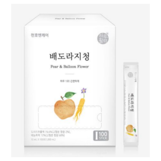 천호엔케어 배도라지청 10ml 100포 (1개)_이미지