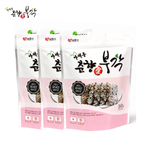 바래봉식품 바래봉 남원 춘향애 부각 50g (3개)_이미지