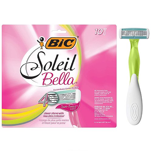 솔레일 벨라 썬 트위스트 센트 일회용 면도기 해외구매