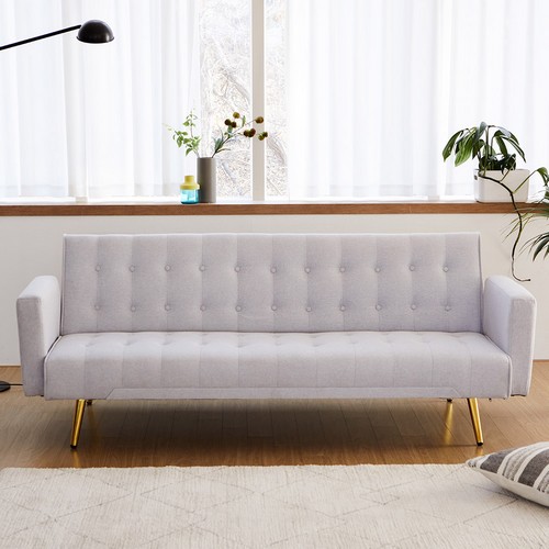 신디 접이식 패브릭 소파베드 2인용