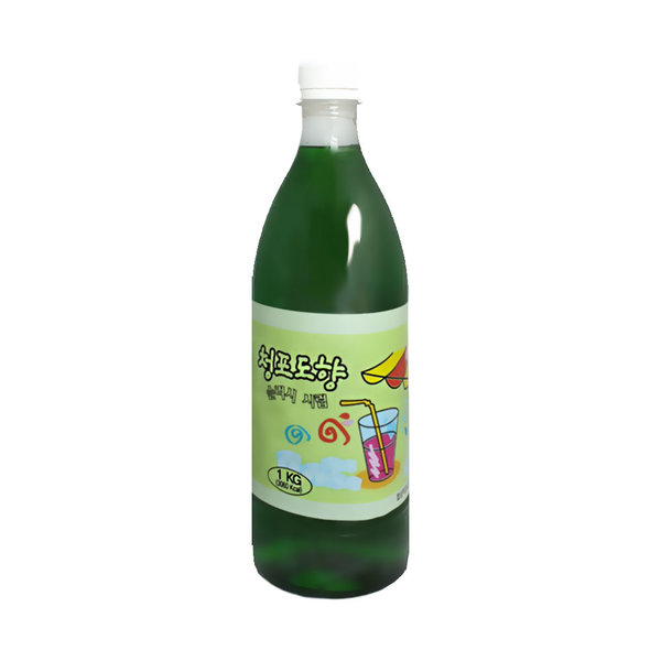 청포도향 슬러시 시럽 1kg