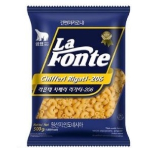 인도푸드 라폰테 마카로니 500g (1개)
