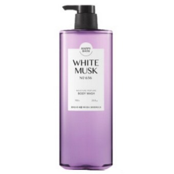 <b>해피바스</b> 모이스처 퍼퓸 <b>바디</b><b>워시</b> 화이트머스크 760g