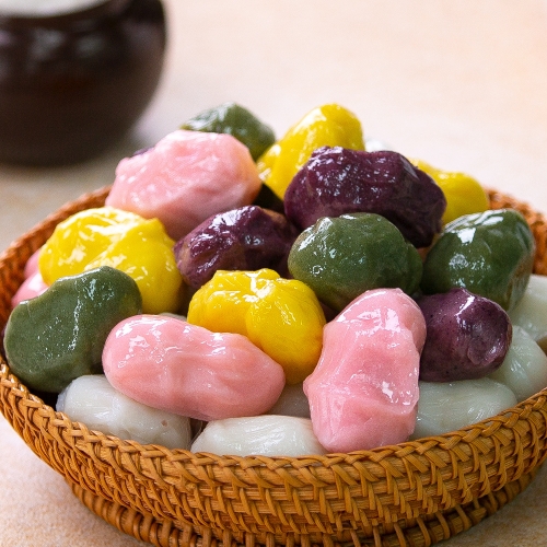 아리울떡공방 굳지않는 모듬 깨송편 1kg (1개)_이미지