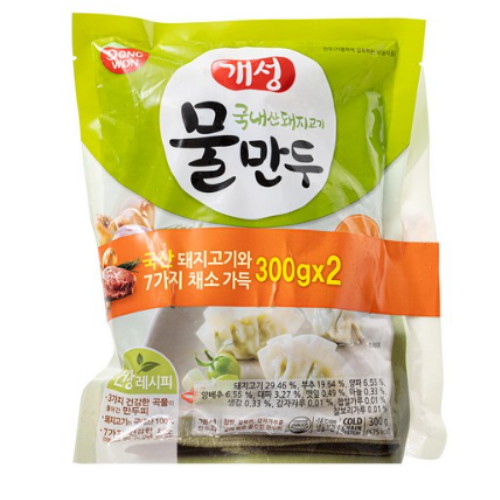 동원F&B 개성 물만두 300g (10개)_이미지