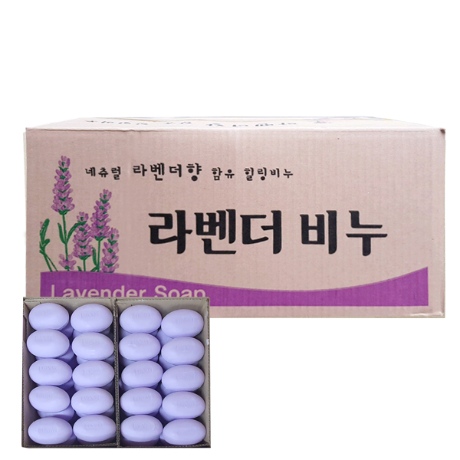 유림코리아 라벤더 비누 120g (80개)_이미지