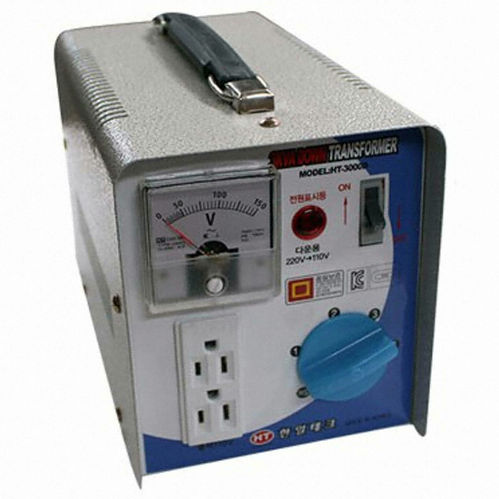 한일테크 강압기 트랜스 HT-3000D이미지입니다. 누르면 해당 게시물로 새창이동합니다.