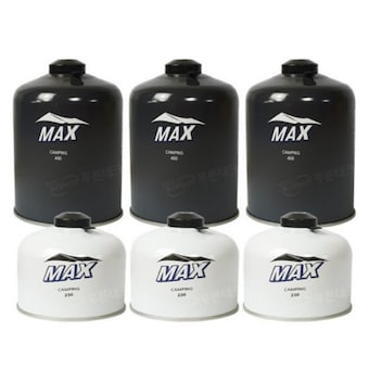 맥선 맥스 이소 <b>부탄</b> <b>가스</b> 450g 3개 + 230g 3개