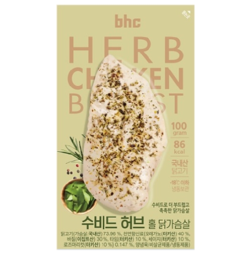 BHC 수비드 허브 홀 닭가슴살 100g (5개)