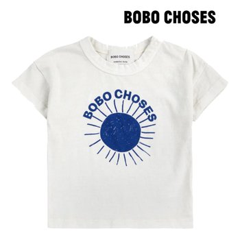 보보쇼즈 베이비 Bobo Choses Sun ecru 반팔티셔츠 B324EB006_이미지