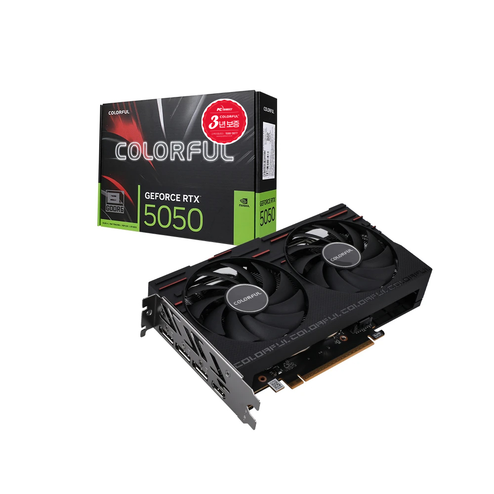 COLORFUL ������ RTX 5050 GAMING DUO OC D6 8GB �Ǿ���Ʈ
