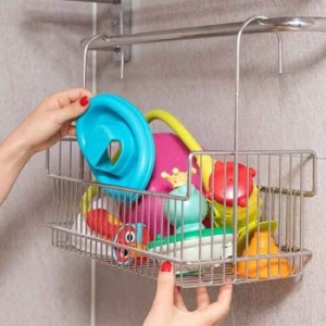 세호물산 밧드야 18-8 풀스텐 후크바스켓 2종 싱크랙_이미지