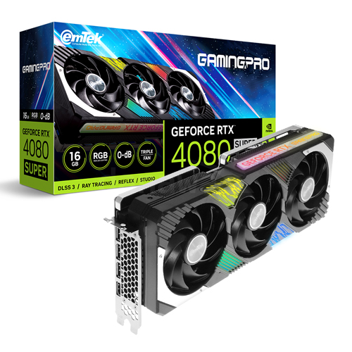 이엠텍 지포스 <b>RTX</b> <b>4080</b> SUPER GAMING PRO D6X 16GB