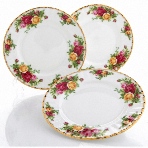 로얄알버트 황실장미 접시 16cm (3개)