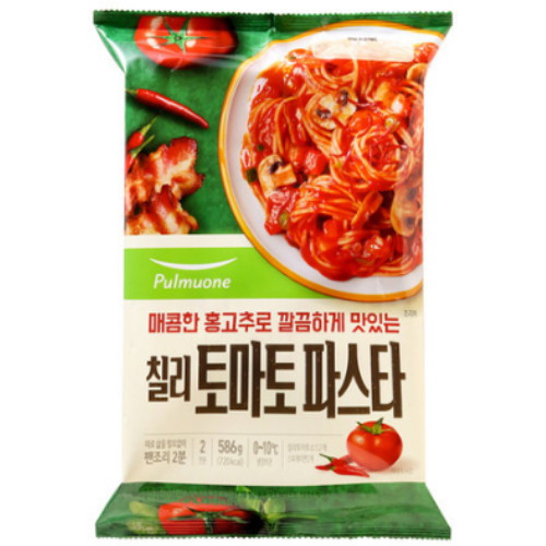 풀무원 칠리 토마토 파스타 2인분 586g