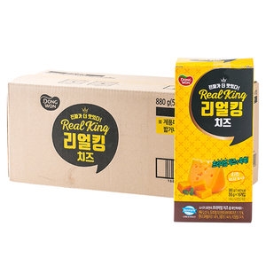 동원F&B 리얼킹 치즈 소시지 55g [160개]