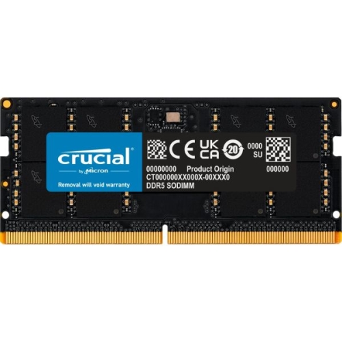 크루셜 RAM 32GB DDR5 4800MHz CL40 노트북 메모리 CT32G48C40S5_이미지