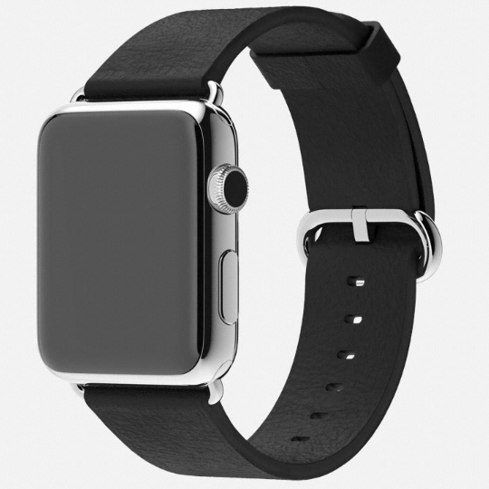 APPLE 워치 42mm, 해외구매 (블랙 클래식 버클)_이미지