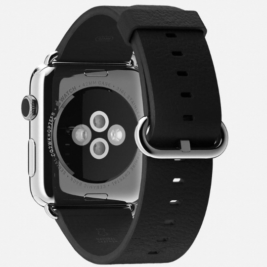 APPLE 워치 42mm, 해외구매 (블랙 클래식 버클)_이미지