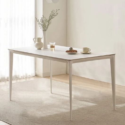 스칸디아 뉴어 포세린 통세라믹 식탁 1600 (의자별도)