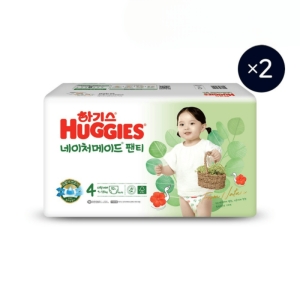 하기스 2023 네이처메이드 팬티형 4단계-여아용 (104매)_이미지