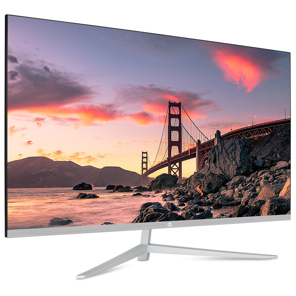 래안텍 EdgeArt F3275KW 화이트 FHD 베젤리스 100 오피스 무결점