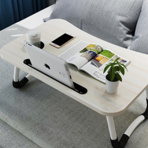 에코벨 컵홀더 접이식 노트북 테이블 (60x40cm)_이미지