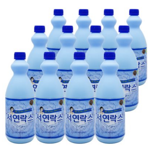  서연락스 1L X12개 살균 소독 악취제거 표백 락스