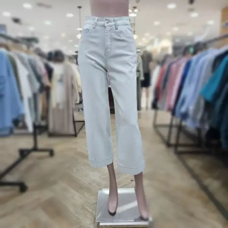 BCBG 스트레이트 데님 팬츠 B5B5P362DG