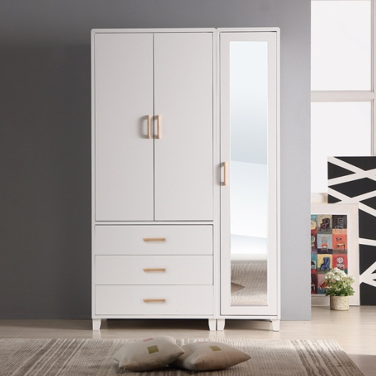 로쏘 네리스 침실 거울 옷장세트 1200