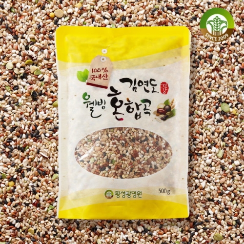 횡성광명원 김연도 건강 웰빙 혼합곡 500g (15개)_이미지