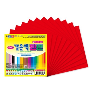 종이나라 1000 같은색 양면색종이 소