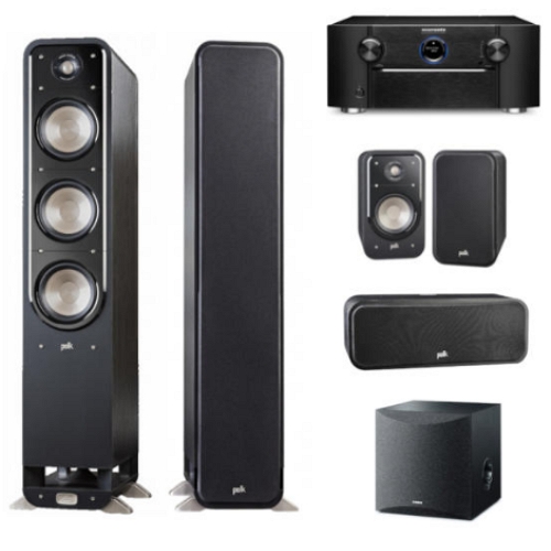 마란츠 SR8015 + 폴크오디오 S60 5.1채널 (NS-SW050)_이미지