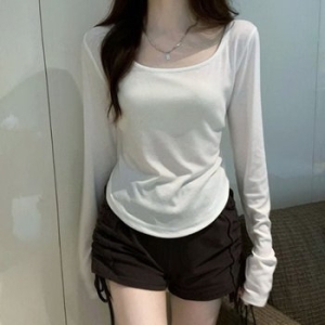 스퀘어라인 스키니풀슬리브 이지 상의 WFK1XBX